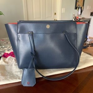 Tory Burch Parker Tote in Navy NWOT